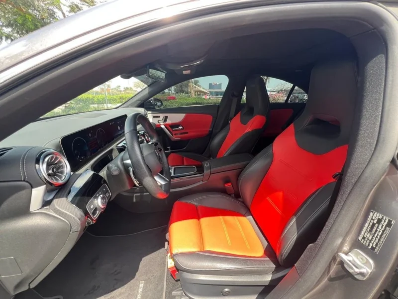 2024 Mercedes-Benz CLA 250 AMG Kit 4 Cylinders Engine Grey Red Sedan GCC