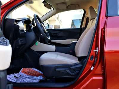 2023 Toyota Yaris S 4 Cylinders Engine Red Beige Sedan GCC Specs