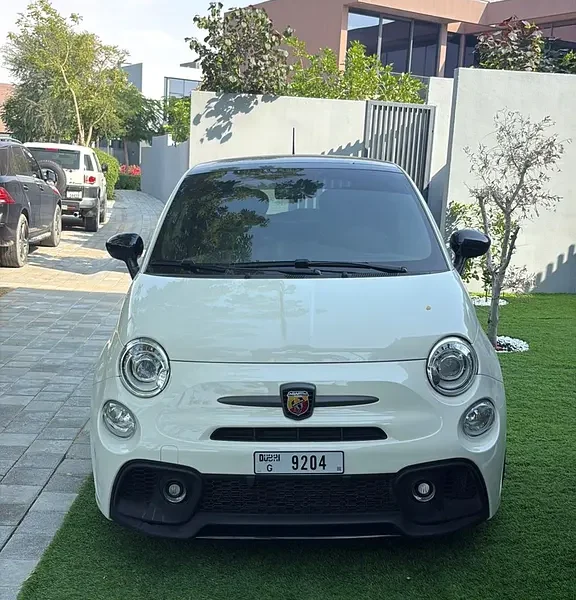2023 Abarth 695 Turismo 4 Cylinder Petrol Engine White Black Hatchback GCC
