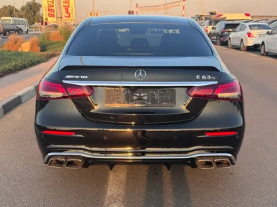 2021 Mercedes-Benz E-Class AMG E 63 S 8 Cylinders Engine Black Sedan