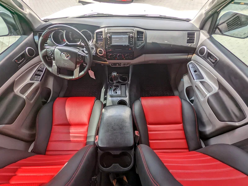 2015 Toyota Tacoma TRD 6 Cylinders Engine White Black 4X4 4DOORS