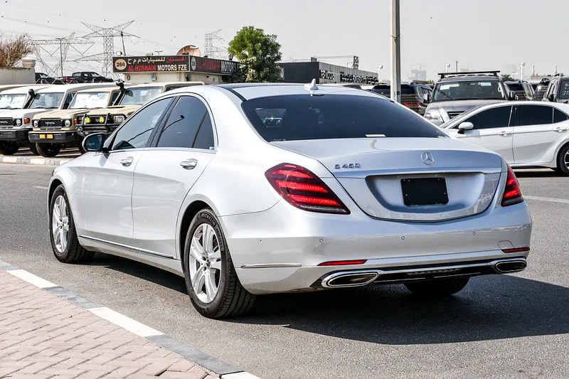 2019 Mercedes-Benz S-Class S 450 6 Cylinders Engine Petrol Silver Black Sedan