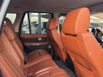 2010 Land Rover Range Rover Sport 8-Cylinder Supercharged Engine Black Orange