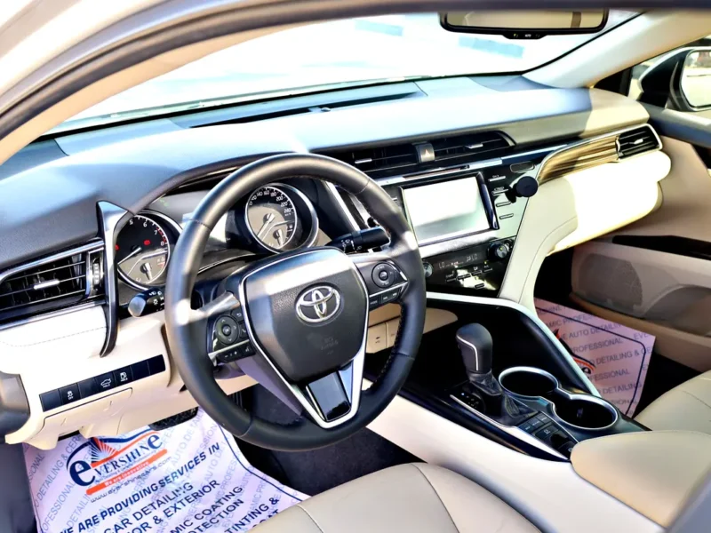 2020 Toyota Camry Grande 6 Cylinders Engine Silver Beige GCC Specs