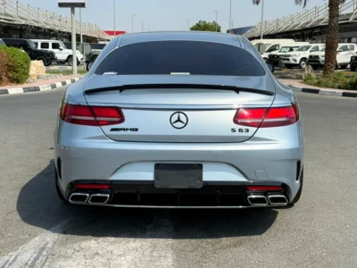 2019 Mercedes-Benz S-Class S63 AMG 4Matic 8 Cylinders Silver White Coupe