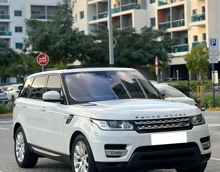 2016 Land Rover Range Rover Sport HSE 6 Cylinders Engine White Brown SUV