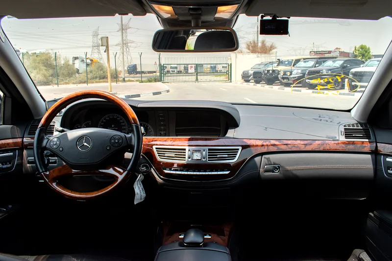 2012 Mercedes-Benz S-Class S 550 6 Cylinders Engine Petrol Black Sedan