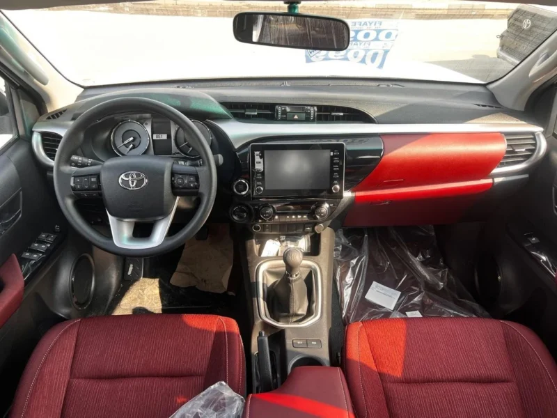 2025 Toyota Hilux 2.4-litre 6 Cylinders Diesel Engine MT White Red Pick Up