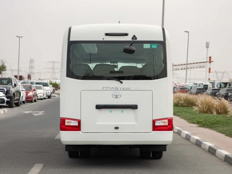 2025 Toyota Coaster HI ROOF 23S D 4.0L MT STD RD White Brown
