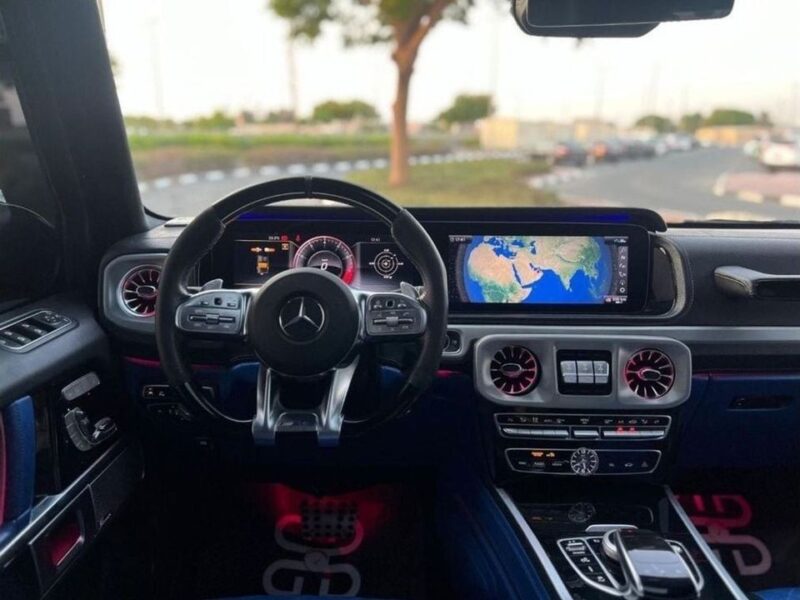 2019 Mercedes-Benz AMG G 63 Brabus 800 8 Cylinders Engine Black Blue SUV