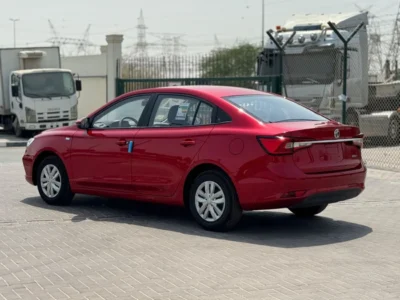 2025 MG 5 Standard 1.5L 4 Cylinders Engine Petrol Manual Red Black Sedan