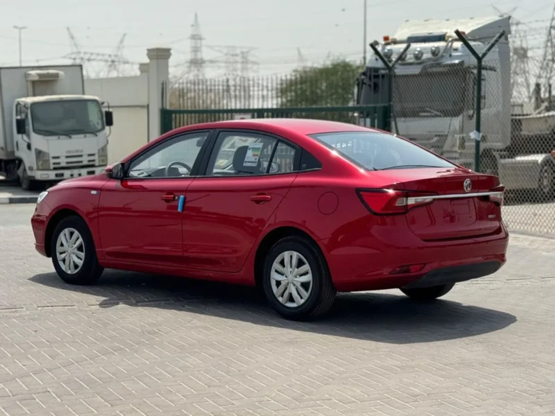 2025 MG 5 Standard 1.5L 4 Cylinders Engine Petrol Manual Red Black Sedan