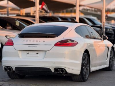 2013 Porsche Panamera 6-Cylinder Engine AT Full Option White Beige Sedan