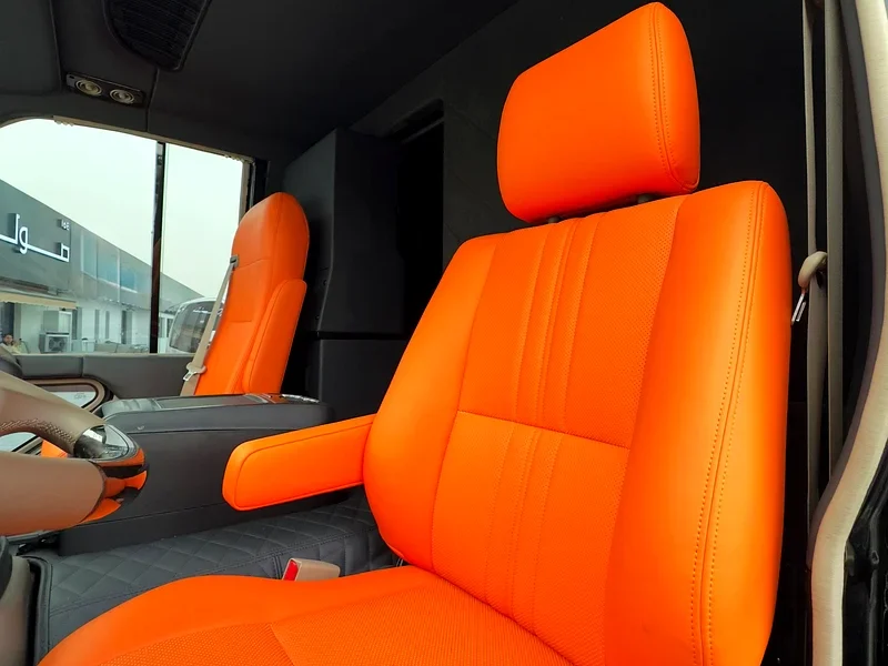 2025 Toyota Coaster Other 6 Cylinders Engine Black Orange Van MT GCC Specs