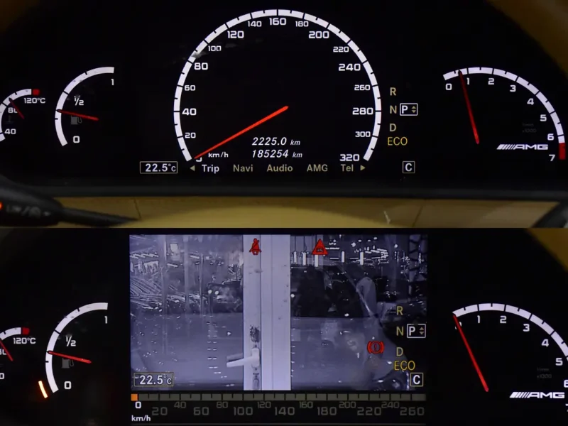 2011 Mercedes-Benz CL-Class CL 63 AMG 8 Cylinders Engine White Beige Coupe