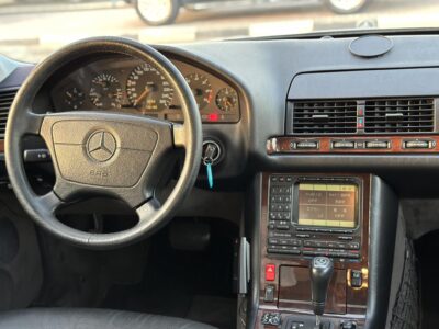 1997 Mercedes-Benz S500 5.0 litres V8 Engine Silver Black Sedan