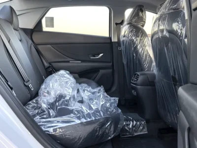 2025 Hyundai Elantra GLX Elite 4 Cylinders Engine White Black Sedan RWD