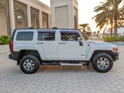2006 Hummer H3 Adventure 5 Cylinder Engine White Black SUV