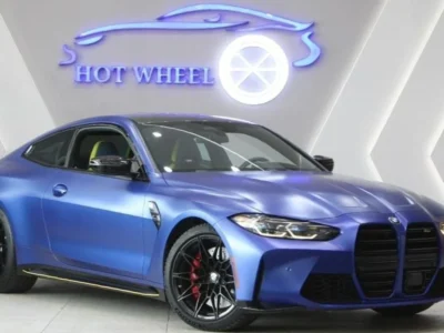 2022 BMW M4 Competition 3.0-liter twin-turbocharged V6 Competition Blue