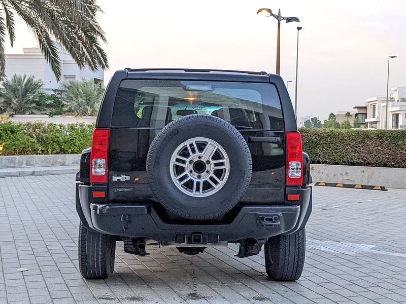 2008 Hummer H3 Other 5 Cylinder Engine Petrol Black SUV GCC Specs
