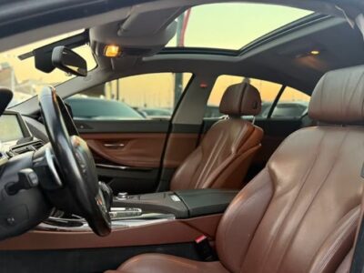 2013 BMW 650i Gran Coupe 4.4L V8 Engine Gulf Spec Full Option Grey Tan