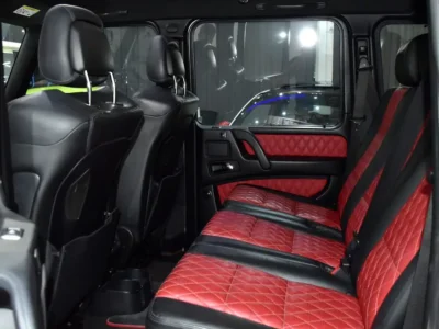 2015 Mercedes-Benz G-Class G 63 AMG 8 Cylinders Engine Silver Red SUV GCC