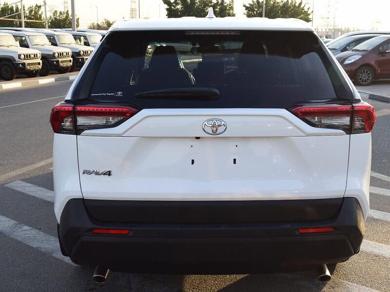 2019 Toyota Rav 4 2.5L 4 Cylinder Engine White Black SUV AT