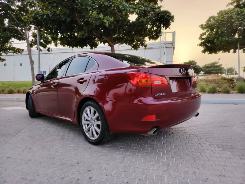2007 Lexus IS-Series Sport 6 Cylinders Engine Red Beige Sedan GCC Specs