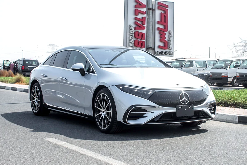 2023 Mercedes-Benz EQS 450 4MATIC Silver Black Sedan 350 - 450 KM Range