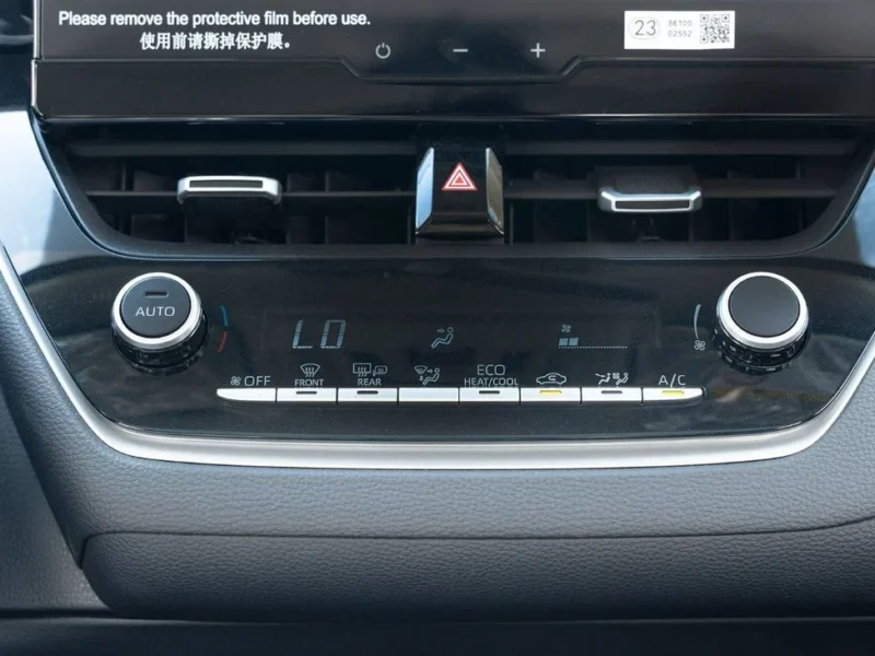 2025 Toyota Corolla Elite 1.8L 4-cylinder Hybrid Engine AT White Black Sedan FWD