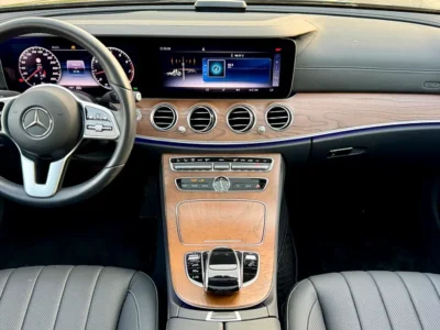 2020 Mercedes-Benz E-Class E450 4Matic 6 Cylinder Engine Blue Black Sedan