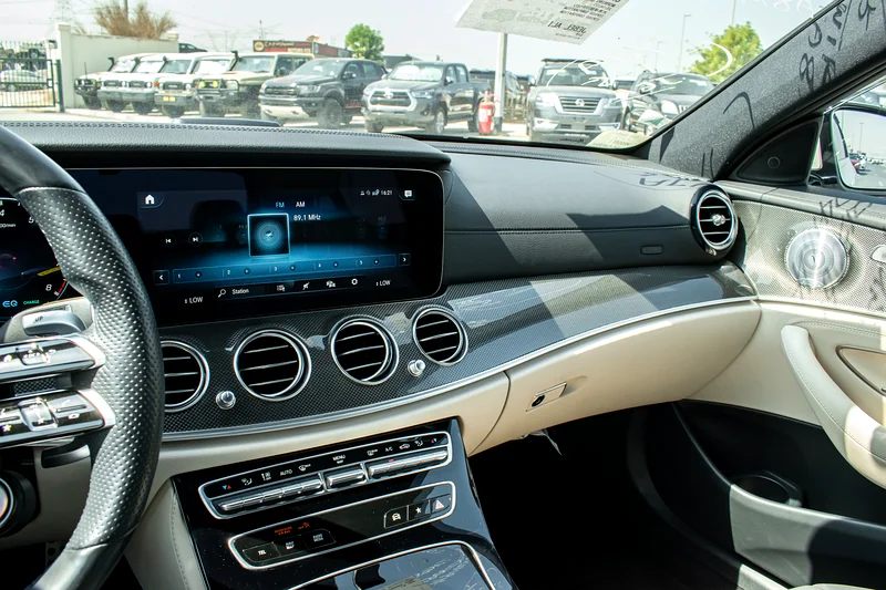 2021 Mercedes-Benz E-Class E53 AMG 6 Cylinders Engine White Beige Sedan