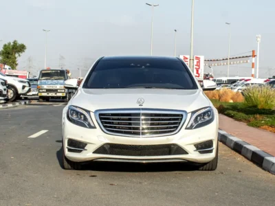 2015 Mercedes-Benz S-Class S 400 h 6 Cylinders Engine Petrol White Brown Sedan