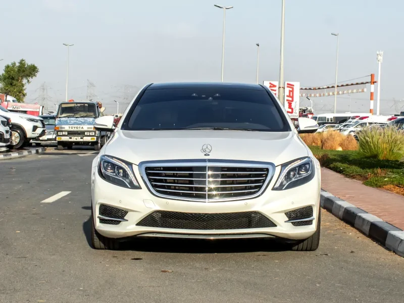 2015 Mercedes-Benz S-Class S 400 h 6 Cylinders Engine Petrol White Brown Sedan