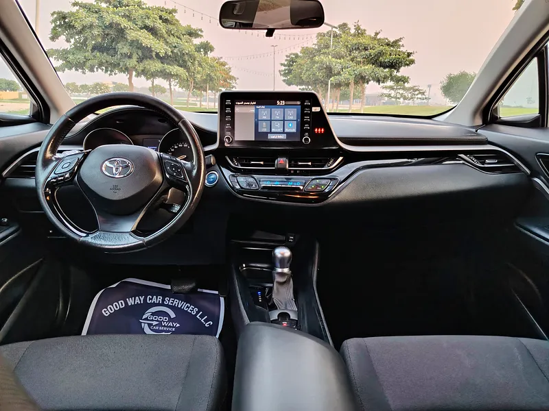 2021 Toyota C-HR VX Hybrid 4 Cylinders Engine White Grey Hatchback GCC