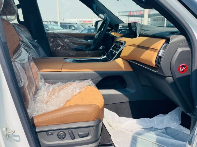 2025 Nissan Patrol LE Platinum City 3.5L 6 Cylinder Engine White Tan