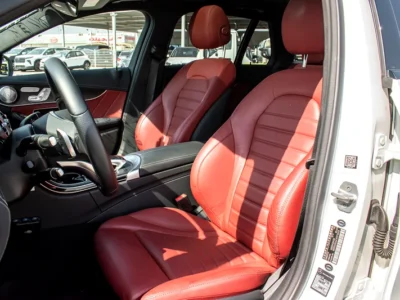 2016 Mercedes-Benz C-Class C450 4MATIC 6 Cylinder Engine White Red Wagon