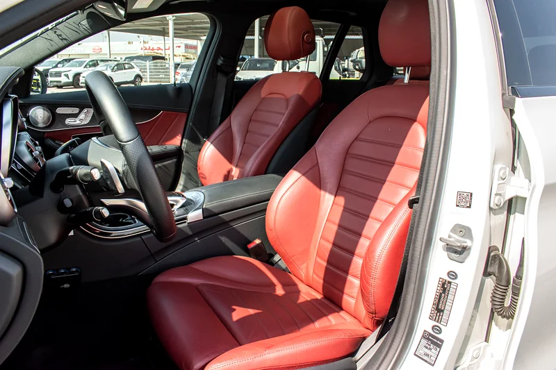 2016 Mercedes-Benz C-Class C450 4MATIC 6 Cylinder Engine White Red Wagon