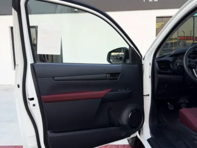 2025 Toyota Hilux Single Cab 4 Cylinder Engine White Maroon Truck Manual