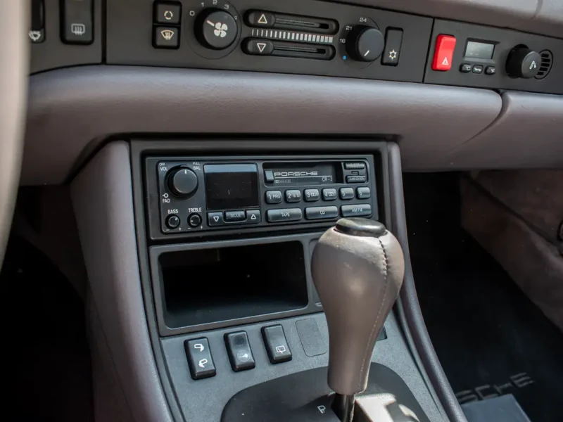 1992 Porsche 968 Club Sport 4 Cylinders Engine Black Grey Coupe