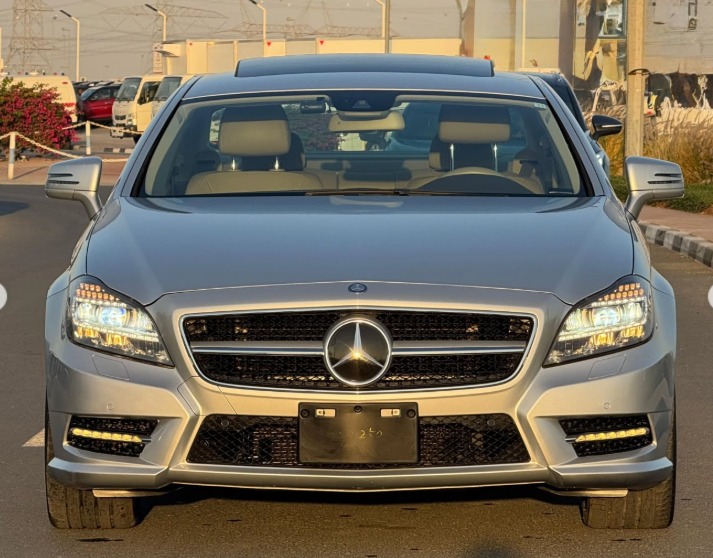 Mercedes-Benz CLS550 AMG Package 4.7L V8 Biturbo Silver Tan Sedan RWD