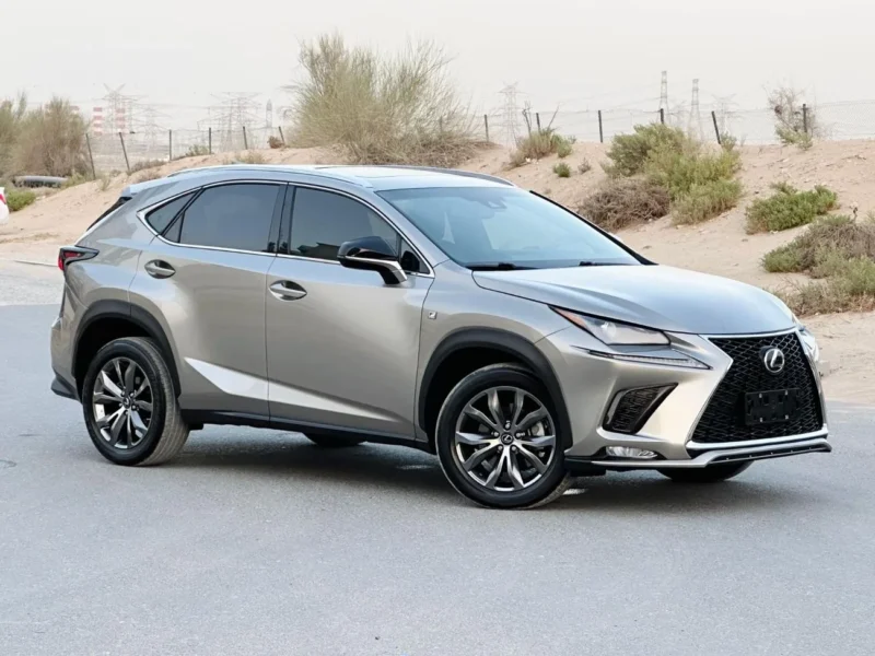 2020 Lexus NX300 F Sport 2.0 Liters 4 Cylinders Engine Gold Black SUV