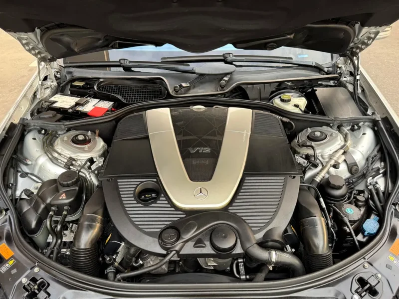 2012 Mercedes-Benz S-Class S 600L 12 Cylinder Engine Silver Black Sedan