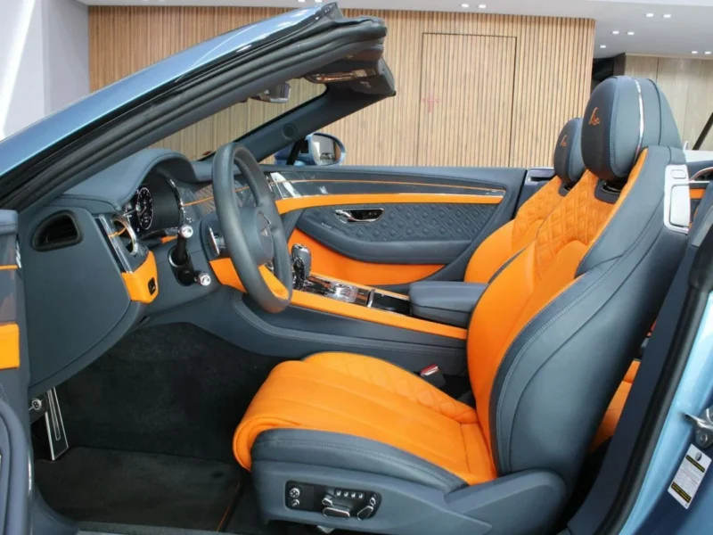 2023 Bentley Continental GT 4.0T V8 Engine Blue Orange Convertible