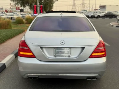 2012 Mercedes-Benz S-Class S 600L 12 Cylinder Engine Silver Black Sedan