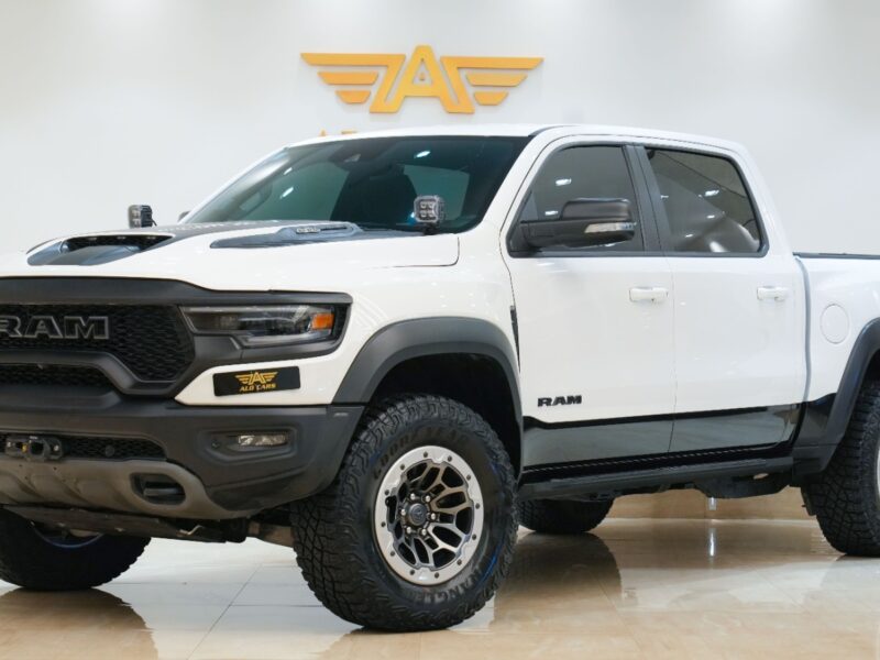 2022 Dodge RAM TRX 6.2 liters V8 Engine 4WD White Black GCC Specs