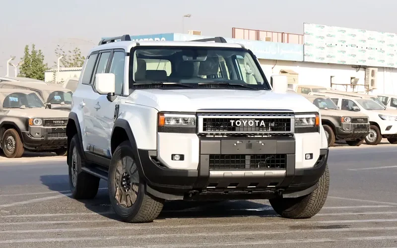 2024 Toyota Prado 4 Cylinders Engine Other White Beige SUV GCC Specs