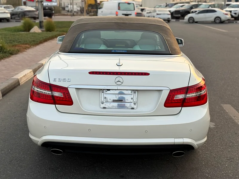 2010 Mercedes-Benz E-Class E 350 6 Cylinders Engine White Beige Convertible