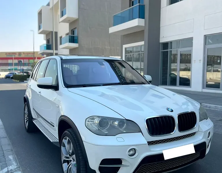 2012 BMW X5 xDrive50i Luxury-Line 8 Cylinder Engine White Beige SUV