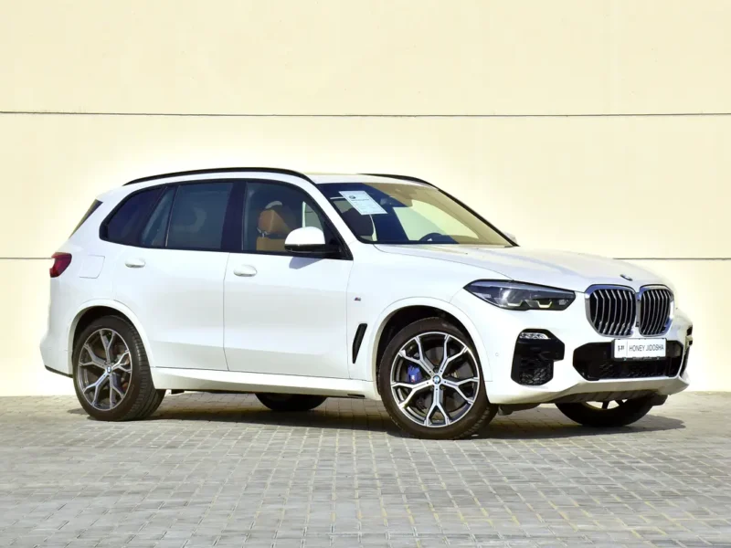 2019 BMW X5 Xdrive 40i 6 Cylinder Engine White Tan SUV GCC Specs
